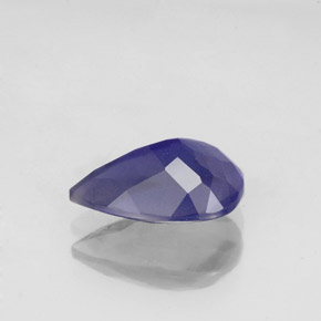 Iolita azul natural de 1,37 ct, en forma de pera, VS