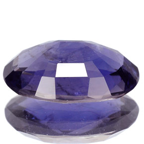 Iolita violeta natural de 2,99 ct, corte óvalo, VS-SI