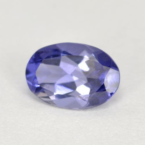 iolita Azul violeta intenso natural de 0.39 ct, Corte Óvalo, VS
