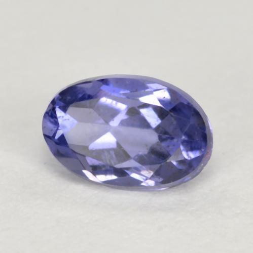 iolita Azul violeta natural de 0.48 ct, Corte Óvalo, VS