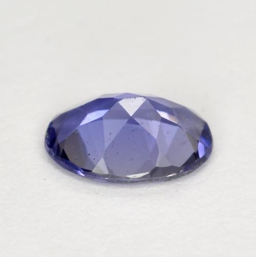Iolita azul natural de 0,32 ct, corte óvalo, VVS-VS