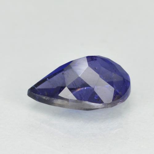 iolita Azul violeta natural de 0.56 ct, En forma de pera, VS