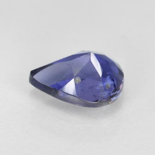 iolita Azul violeta natural de 0.62 ct, En forma de pera, VS