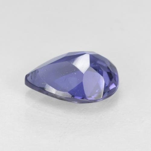 iolita Azul violeta natural de 0.79 ct, En forma de pera, SI
