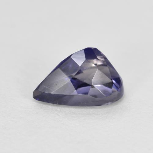 Iolita azul natural de 0,64 ct, en forma de pera, VS-SI
