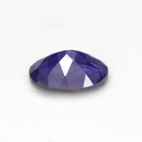 Iolita violeta natural de 0,59 ct, corte óvalo, VS-SI