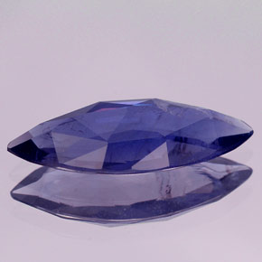 Iolita violeta natural de 2,98 ct, marquesa, VS-SI