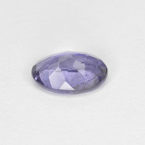 Iolita azul natural de 0,38 ct, corte óvalo, VS-SI