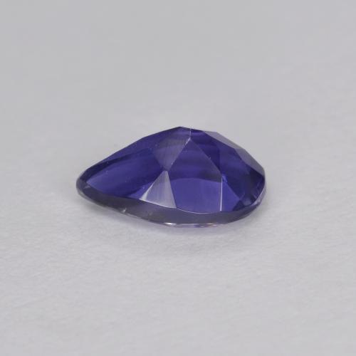 iolita Azul noche natural de 0.38 ct, En forma de pera, VVS-VS