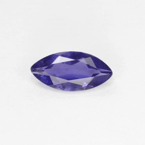 Iolita azul natural de 0,44 ct, marquesa, VS