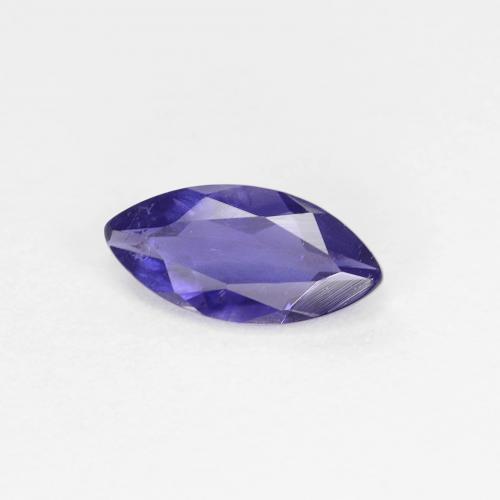 Iolita azul natural de 0,44 ct, marquesa, VS