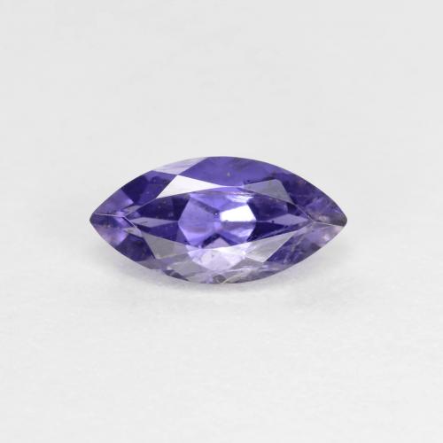 Iolita azul natural de 0,56 ct, marquesa, SI