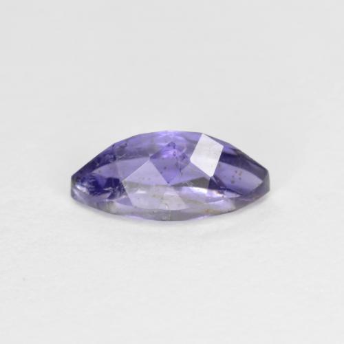 Iolita azul natural de 0,56 ct, marquesa, SI