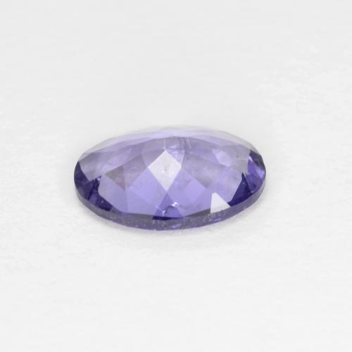 Iolita azul natural de 0,48 ct, corte óvalo, SI
