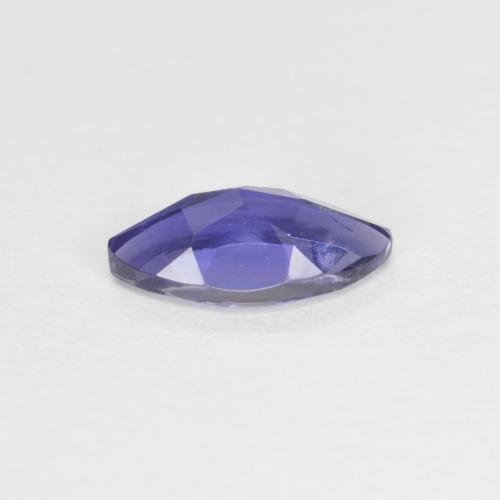 Iolita violeta natural de 0,46 ct, marquesa, VS