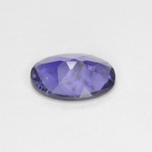 Iolita violeta natural de 0,44 ct, corte óvalo, VS-SI