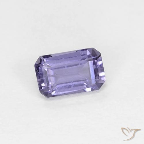 Iolita Violeta rosado natural de 0.25 ct, Corte Octágono / Esmeralda, VS