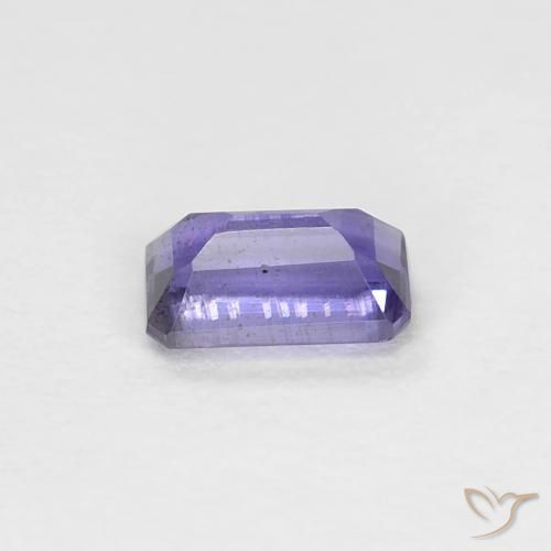 Iolita Púrpura oscuro natural de 0.25 ct, Corte Octágono / Esmeralda, VS