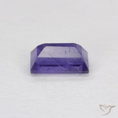 Iolita Púrpura oscuro natural de 0.30 ct, Corte Baguette, VS
