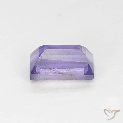 Iolita Púrpura azulado oscuro natural de 0.32 ct, Corte Baguette, VS