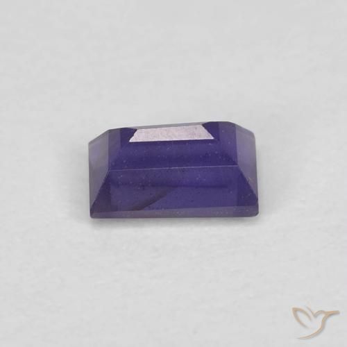 Iolita Violeta medio natural de 0.33 ct, Corte Baguette, VS