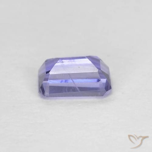 Iolita Púrpura azulado oscuro natural de 0.27 ct, Corte Octágono / Esmeralda, VS