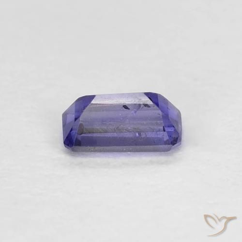 Iolita Azul oscuro natural de 0.26 ct, Corte Octágono / Esmeralda, VS