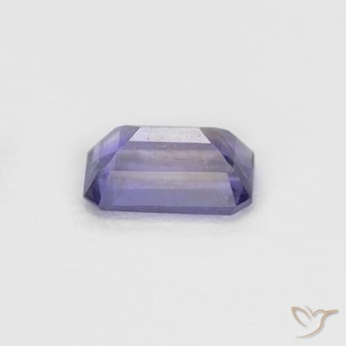Iolita Púrpura oscuro natural de 0.26 ct, Corte Octágono / Esmeralda, VS