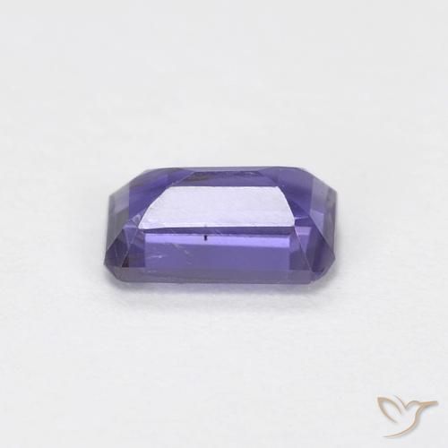 Iolita Púrpura oscuro natural de 0.26 ct, Corte Octágono / Esmeralda, VVS-VS