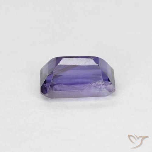 Iolita Violeta berenjena natural de 0.31 ct, Corte Octágono / Esmeralda, VS