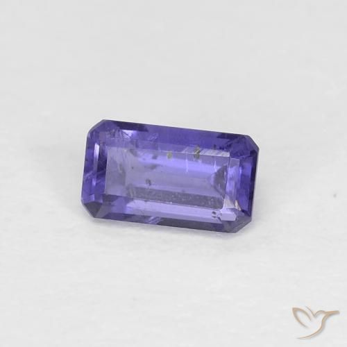 Iolita Púrpura oscuro natural de 0.29 ct, Corte Octágono / Esmeralda, VS