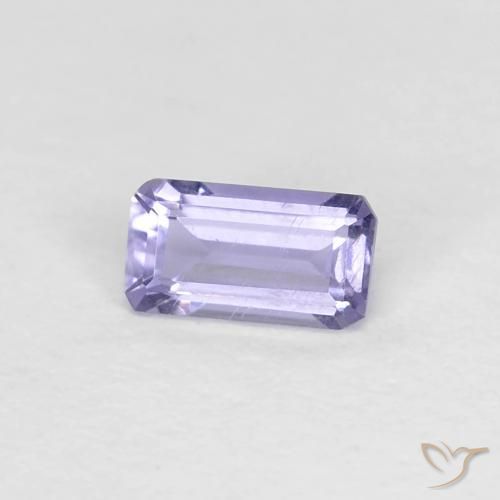 Iolita Medium Light-Violet natural de 0.21 ct, Corte Octágono / Esmeralda, VS