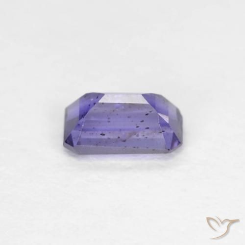 Iolita Púrpura azulado oscuro natural de 0.27 ct, Corte Octágono / Esmeralda, VS