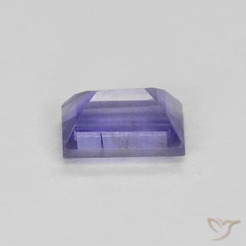 Iolita Púrpura oscuro natural de 0.33 ct, Corte Baguette, VS