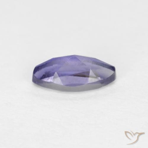 Iolita Púrpura azulado oscuro natural de 0.24 ct, Marquesa, VVS-VS