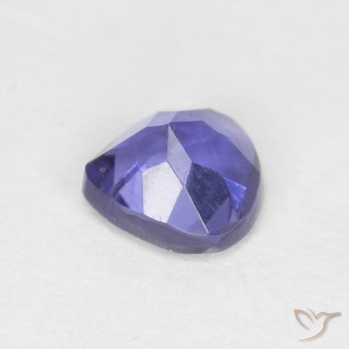Iolita Púrpura oscuro natural de 0.24 ct, En forma de pera, VVS-VS