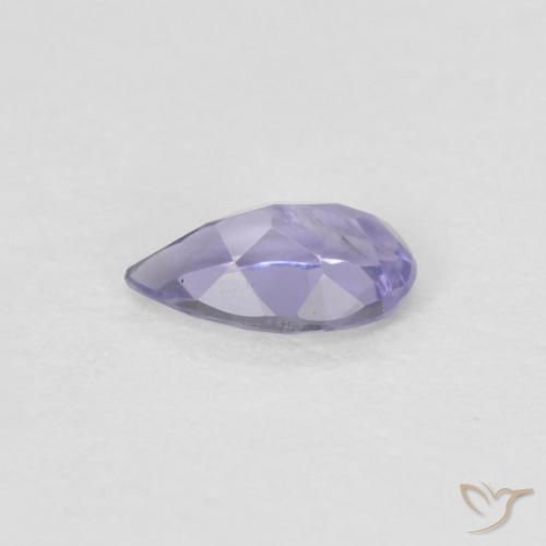 Iolita Violeta rosado natural de 0.15 ct, En forma de pera, VVS