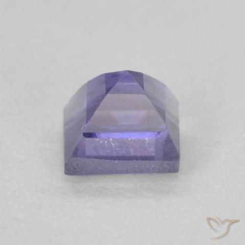 Iolita Púrpura azulado oscuro natural de 0.20 ct, Cuadrado, VVS