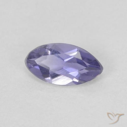 Iolita Medium Light-Violet natural de 0.19 ct, Marquesa, VVS