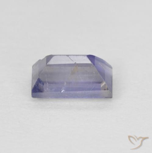 Iolita Violeta medio natural de 0.30 ct, Corte Baguette, VS-SI