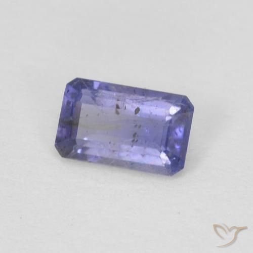 Iolita Violeta medio natural de 0.24 ct, Corte Octágono / Esmeralda, VS-SI