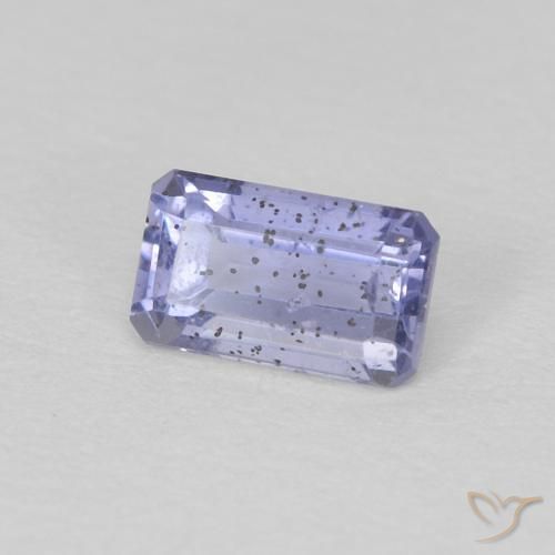 Iolita Violeta azulado natural de 0.32 ct, Corte Octágono / Esmeralda, VS-SI