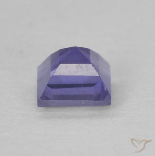 Iolita Azul oscuro natural de 0.15 ct, Cuadrado, VS