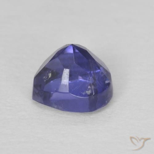 Iolita Azul oscuro natural de 0.28 ct, En forma de pera, VS