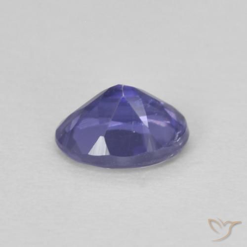 iolita Púrpura oscuro natural de 0.30 ct, Corte Óvalo, VS-SI