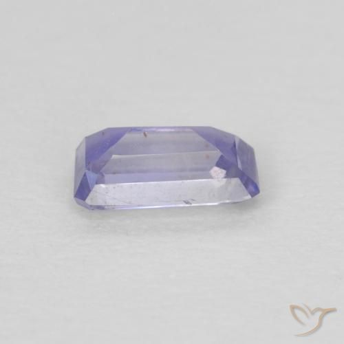 Iolita Azul plateado natural de 0.21 ct, Corte Octágono / Esmeralda, VS