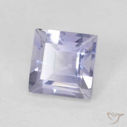Iolita Violeta rosado natural de 0.33 ct, Cuadrado, VVS