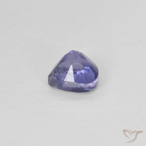 Iolita Púrpura azulado oscuro natural de 0.27 ct, En forma de pera, VS