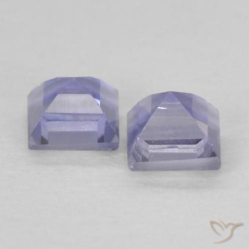 Gemas de Iolita Púrpura azulado oscuro natural de 0.21 ct, Cuadrado, VS