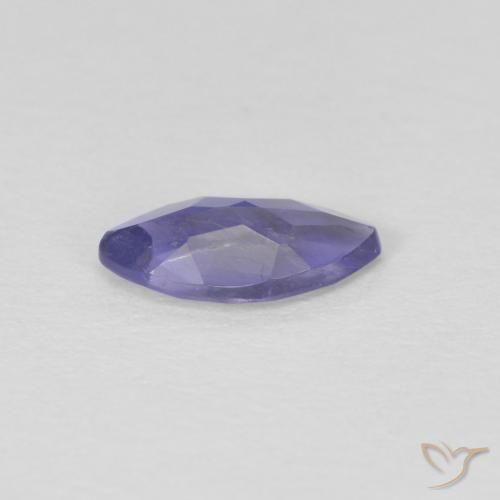Iolita Púrpura azulado oscuro natural de 0.39 ct, Marquesa, VS